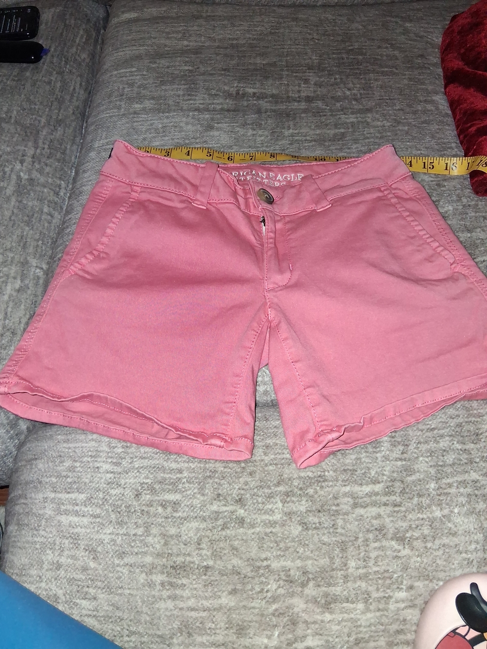 Bundle Of 2 American Eagle Outfitters Pink And Mint Cotton Blend Women's Shorts